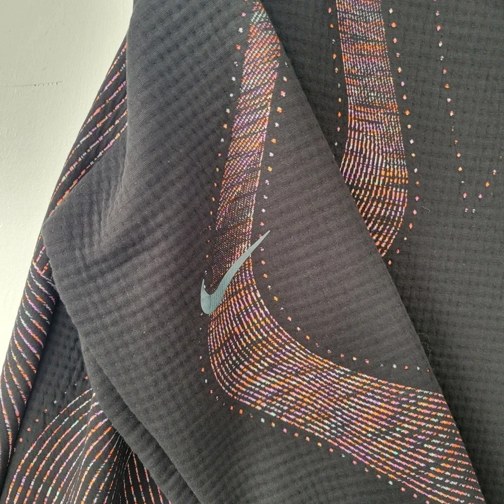 Nike Sportswear Tech Knit Funnel Neck Sweatshirt Black Multi‎ Color 597532-010 M